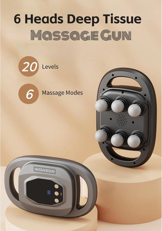 6 Heads Deep Tissue Body Massager