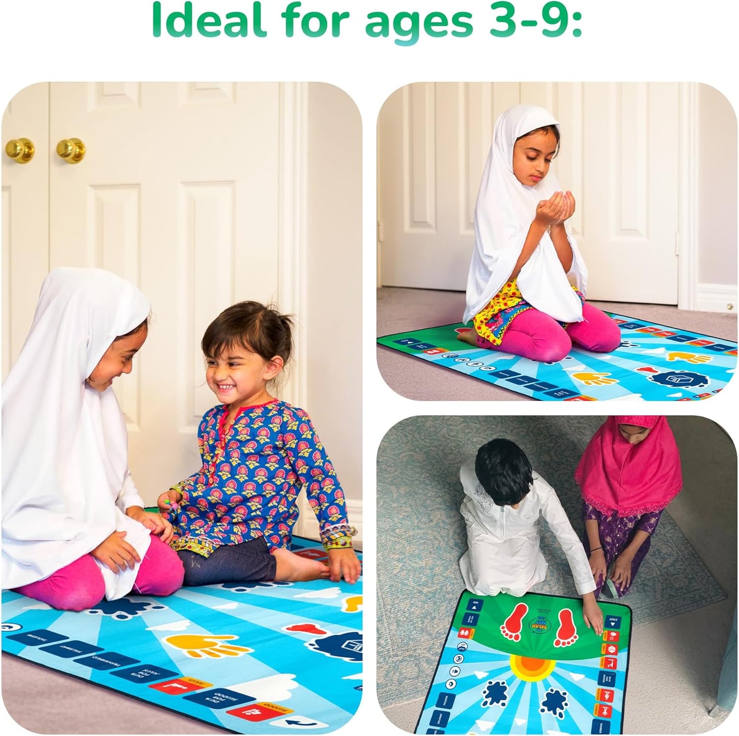 EDUCATIONAL LEARNING PRAYER MAT - 36 ACTIVITIES