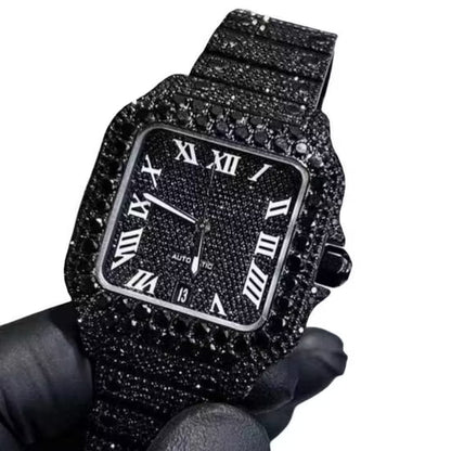 Diamond Quartz Wrist Watch || ساعة يد كوارتز الماسية
