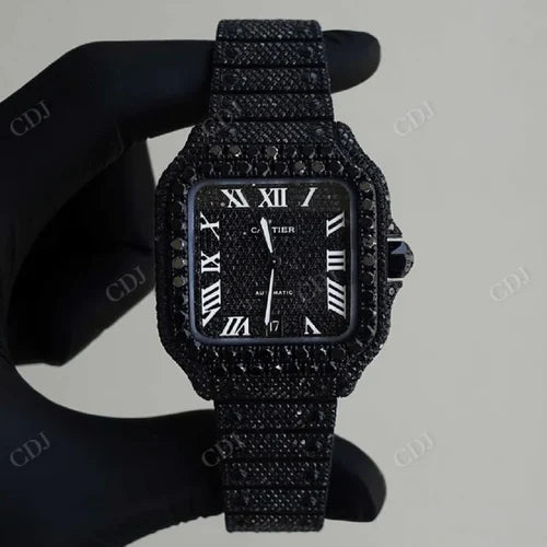 Diamond Quartz Wrist Watch || ساعة يد كوارتز الماسية
