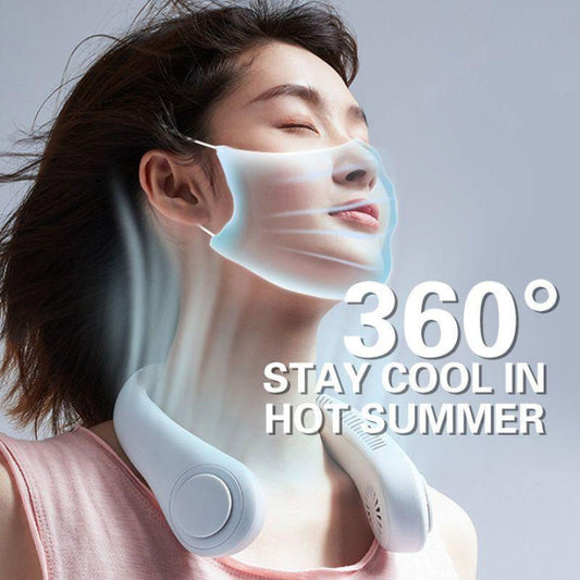 Portable Bladeless Hanging Neck Fan - (IMPORTED)