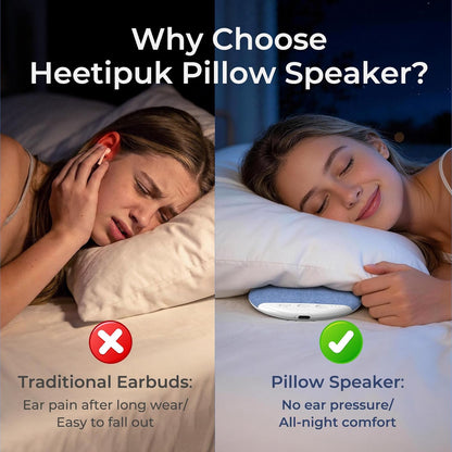 Bluetooth Pillow Speaker for Sleeping