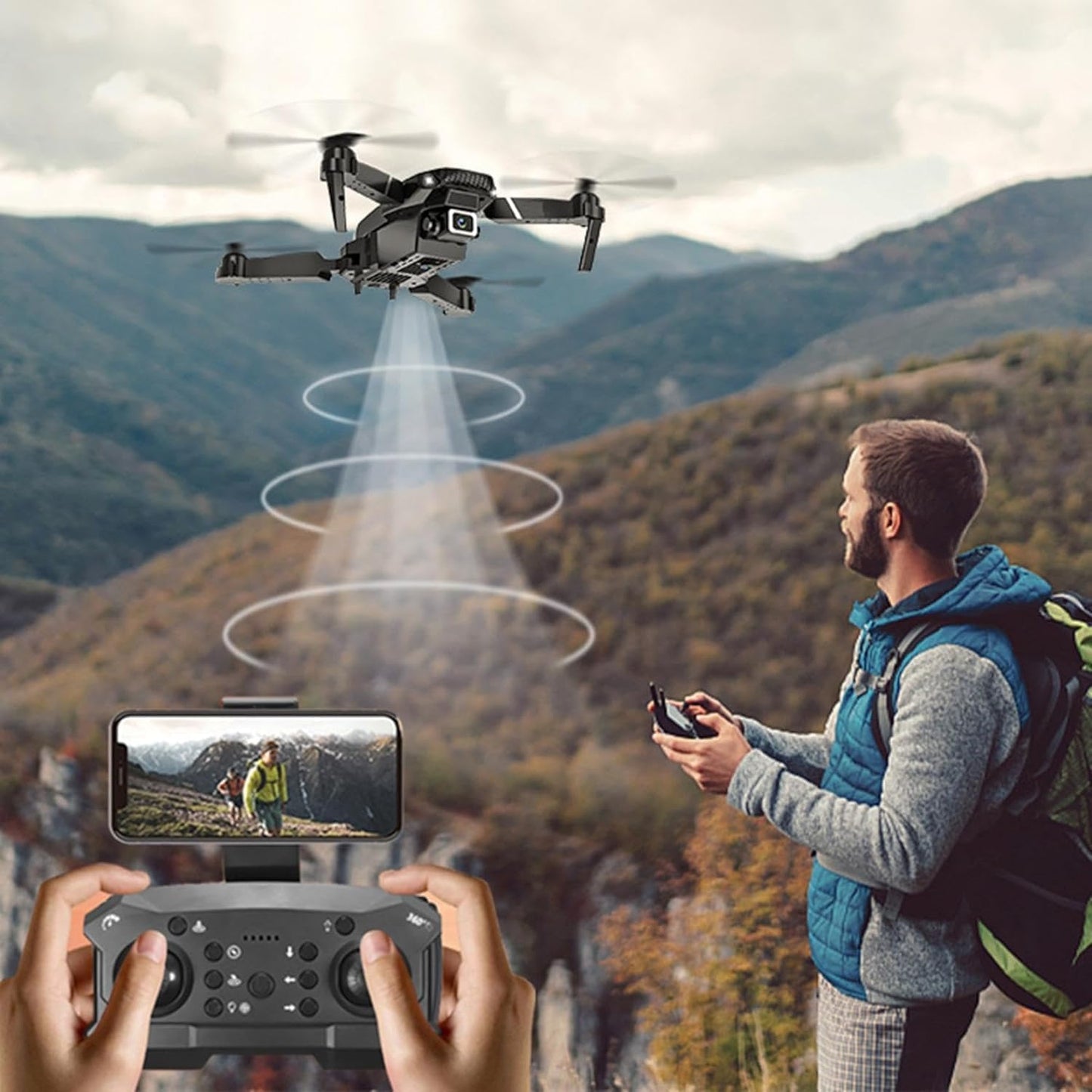 LCD Screen H31 Drone Camera