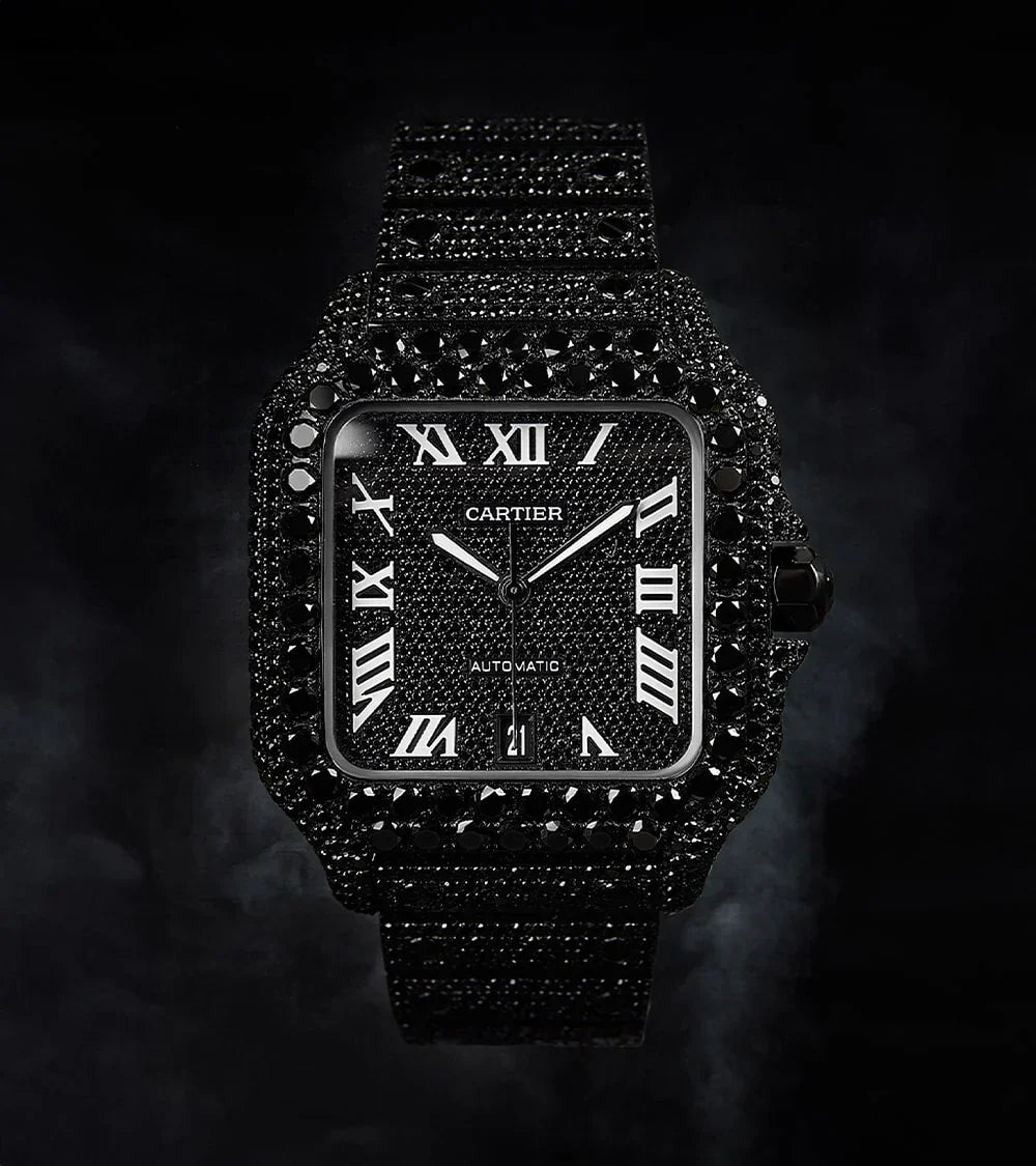 Diamond Quartz Wrist Watch || ساعة يد كوارتز الماسية