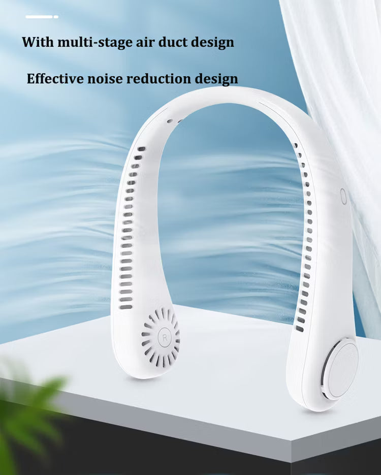 Portable Bladeless Hanging Neck Fan - (IMPORTED)