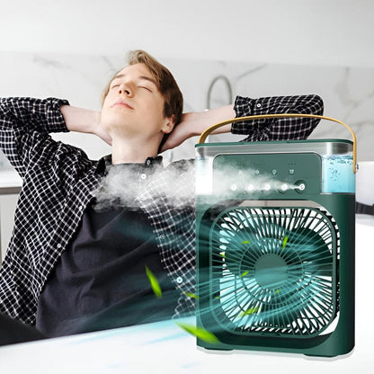 Portable Mini Air Cooler Black Personal Cooling Fan