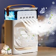 Portable Mini Air Cooler Black Personal Cooling Fan
