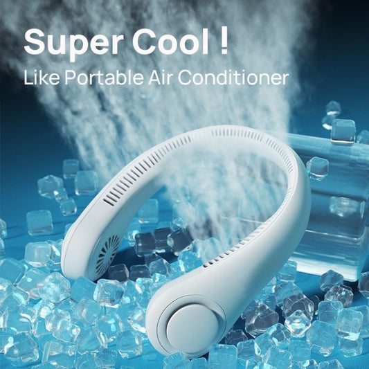 Portable Bladeless Hanging Neck Fan - (IMPORTED)